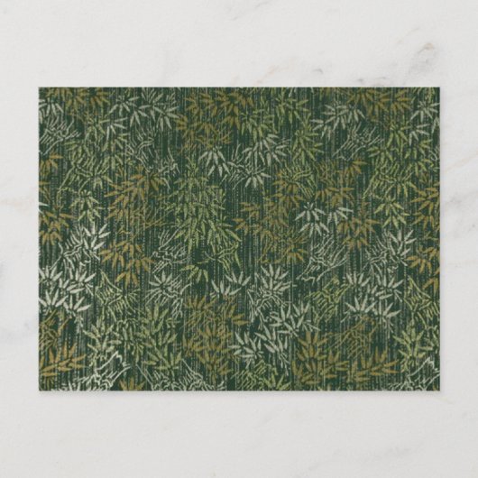 Gold en Silver Bamboo Briefkaart (Voorkant)