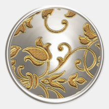 Gold- en Silver Damask-envelop