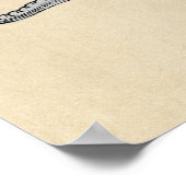 Gold- en Silver Dragon-symbool Poster (Hoek)