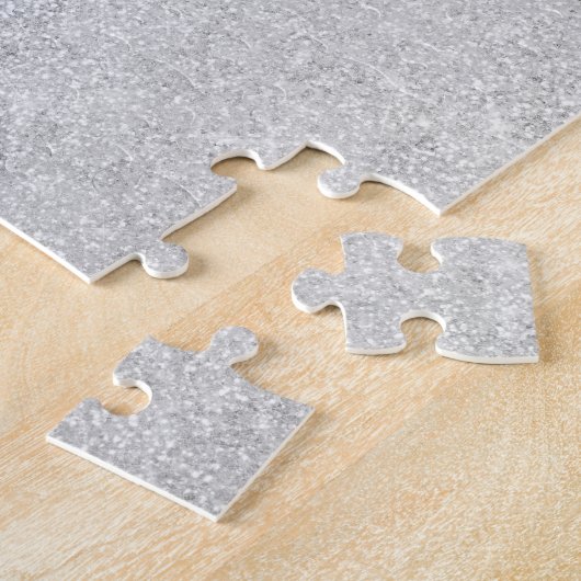 Gold en Silver Glitter Ombre Luxury Design Legpuzzel (Zijkant)