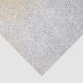 Gold en Silver Glitter Ombre Luxury Design Tissuepapier (Detail)