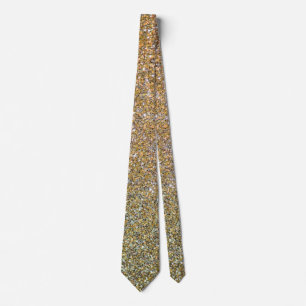 Gold- en Silver Sparkle Design-Stropdas Stropdas