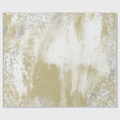 Gold en Silver Spattered Cadeaupapier (Vlak)