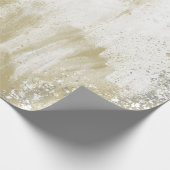 Gold en Silver Spattered Cadeaupapier (Hoek)