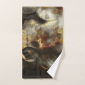 Gold- en Silver Star-effect Bad Handdoek (Handdoek)