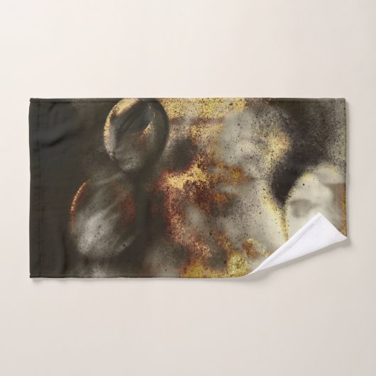 Gold- en Silver Star-effect Bad Handdoek (Handdoek)