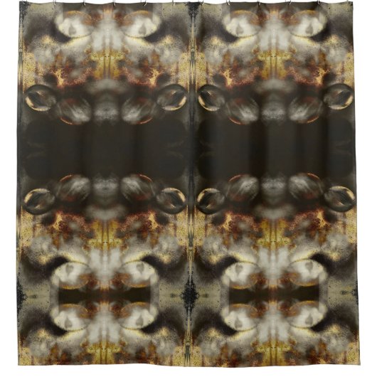 Gold- en Silver Star-effect Douchegordijn (Voorkant)