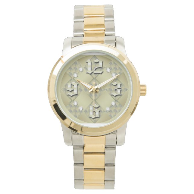 Gold en Silver Watch Horloge (Voorkant)