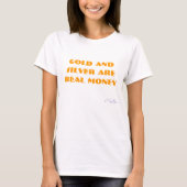Gold en Silver zijn ECHT geld, NuGov T-shirt (Voorkant)