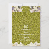 Gold en White African American Vrijgezellenfeest Kaart (Achterkant)