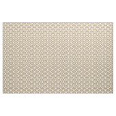 Gold en White Art Deco Fish Scale Pattern Stof (Yard (91,4 cm))