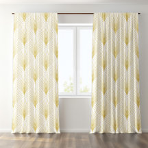 Gold en White Art Deco Pattern