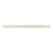 Gold en White Art Deco Pattern Satijnen Lint (Voorkant)