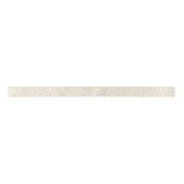Gold en White Art Deco Pattern Satijnen Lint (Voorkant)