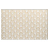 Gold en White Art Deco Pattern Stof (Fat Quarter)