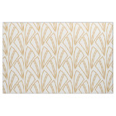 Gold en White Art Deco Pattern Stof (Fat Quarter)