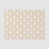 Gold en White Art Deco Pattern Tissuepapier (Voorkant)