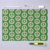 Gold- en White Celtic Peace Sign-patroon Tissuepapier (Craft)