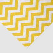 Gold en White Chevron Pattern Tissuepapier (Detail)