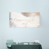 Gold en White New Years Banner (Beurs)