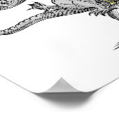 Gold- en zilverdragons poster (Hoek)