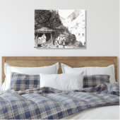 Gold- en zilvermijning canvas afdruk (Insitu (Slaapkamer))