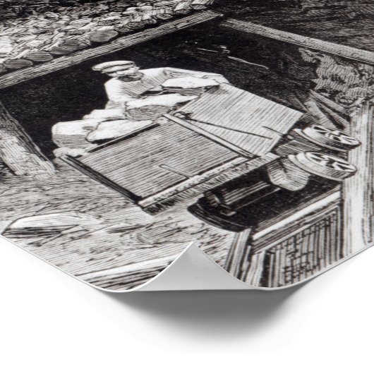 Gold- en zilvermijning poster (Hoek)