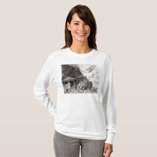 Gold- en zilvermijning t-shirt (Voorkant volledig)