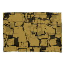 Gold en zwart Abstract