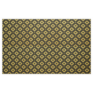 Gold- en zwart-art-deco-verbinding stof