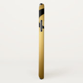 Gold- en zwart Floral-design Case-Mate iPhone Case (Achterkant / rechts)