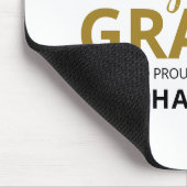 Gold en zwart | Moderne Afstuderen aangepaste cade Muismat (Hoek)