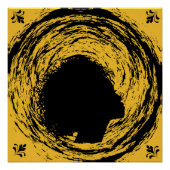 Gold en zwart perfect poster (Voorkant)