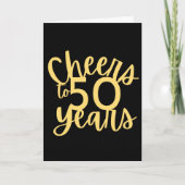 Gold- en zwarte kaas tot 50 jaar kaart (Voorkant)