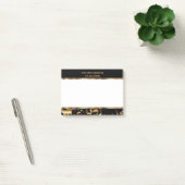 Gold- en zwarte marmer post-it® notes (Kantoor)
