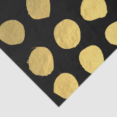 Gold- en zwarte Stippen 10 lbs-papier Tissuepapier (Detail)