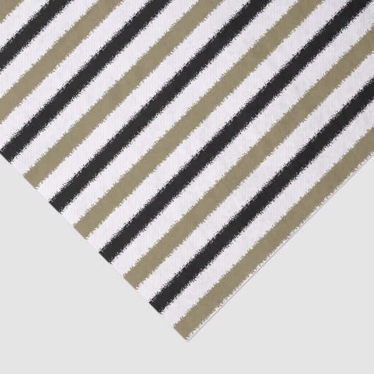 Gold- en zwarte strepen tissuepapier (Detail)