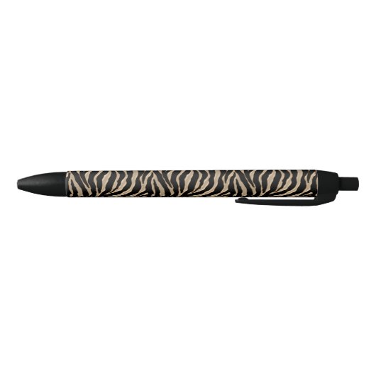 Gold en zwarte Zebra Striped Pen (Bodem)