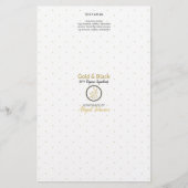 Gold- en zwarte zeep-verpakking | Lijnpapier (Voorkant)