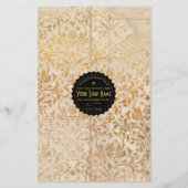 Gold Ephemera  zeeprempel - brochpapier Flyer (Voorkant)