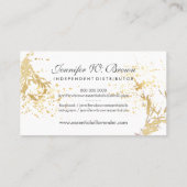 Gold Essential Oils florgeel Visitekaartje (Achterkant)