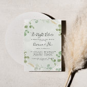 Gold Eucalyptus nacht voor repetitie Kaart