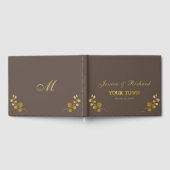 Gold Eucalyptus Weddenschap Gastenboek (Volledig)