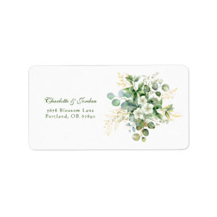 Gold Eucalyptus Wreatgreen Zee Wide Wedding Etiket
