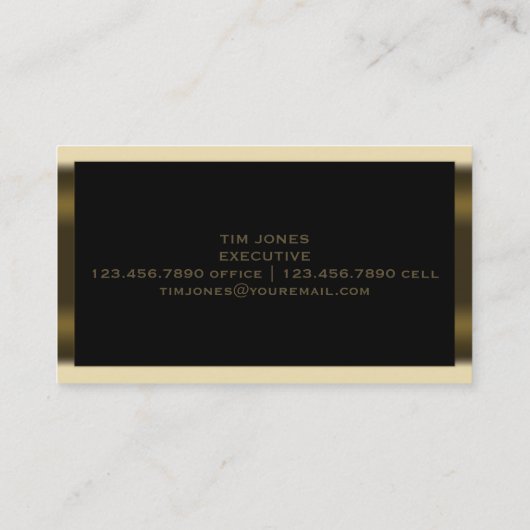 Gold Exec Visitekaartje (Achterkant)