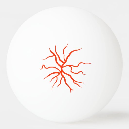 Gold Eyeball Pingpongbal (Achterkant)