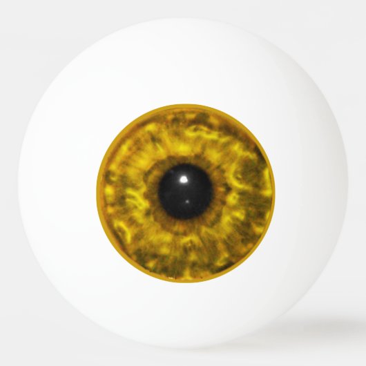 Gold Eyeball Pingpongbal (Voorkant)