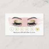 Gold Eyelash Makeup Artist Blush Pink Loyalty (Voorkant)