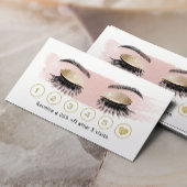 Gold Eyelash Makeup Artist Blush Pink Loyalty