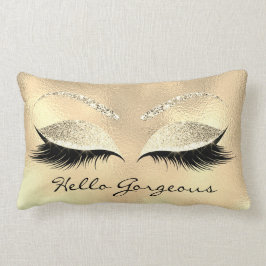 Gold Eyes Makeup Lash Hallo Gorheerlijke Champaign Kussen